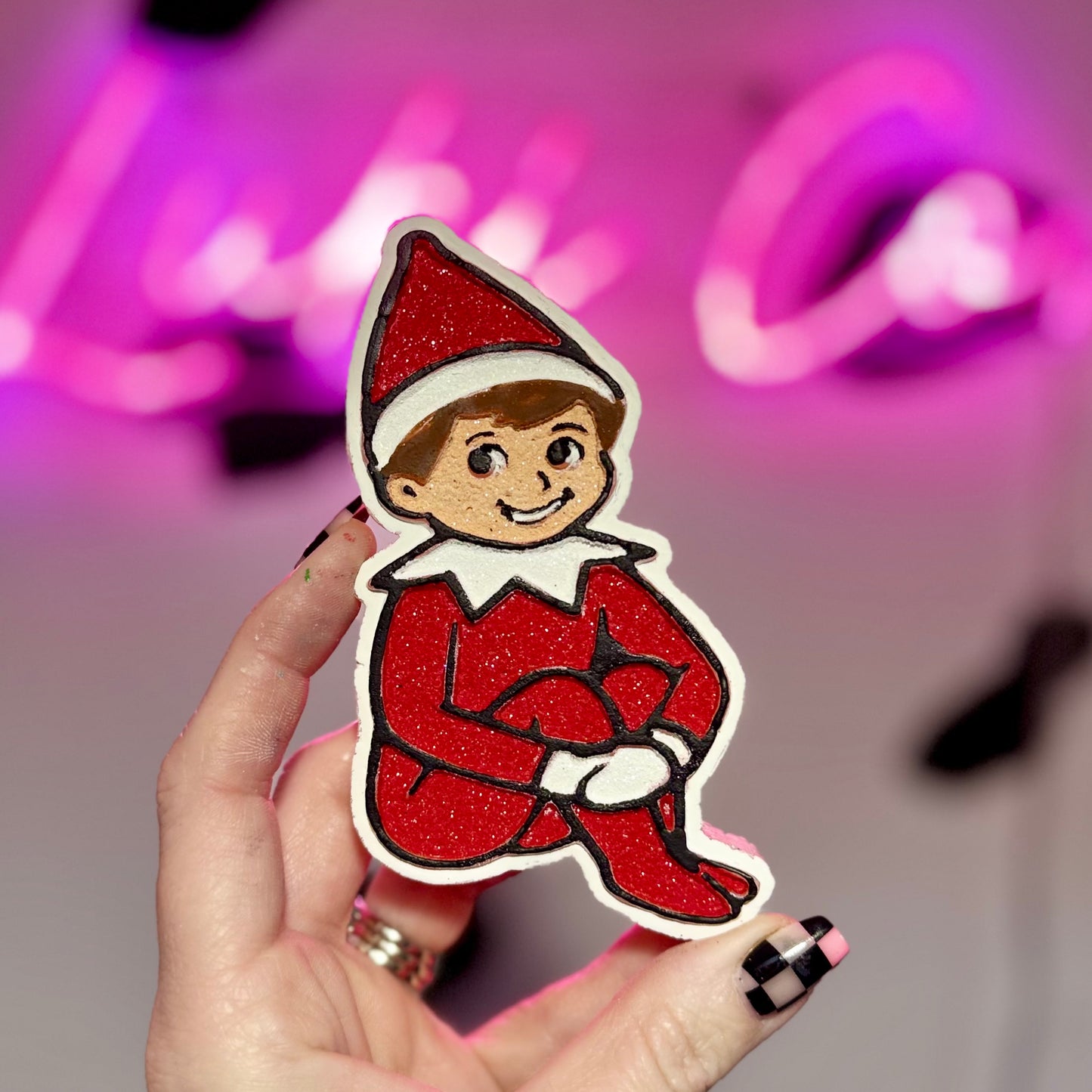 Red Elf on the Shelf (Boy) Car Freshie