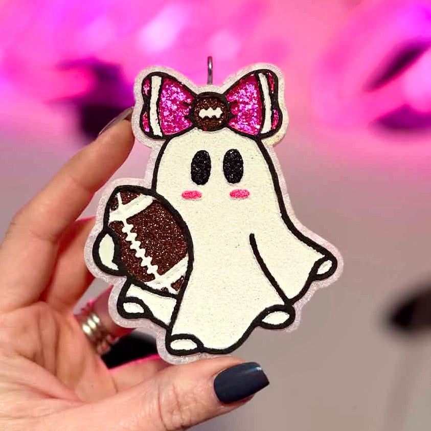 Football Ghost Car Freshie