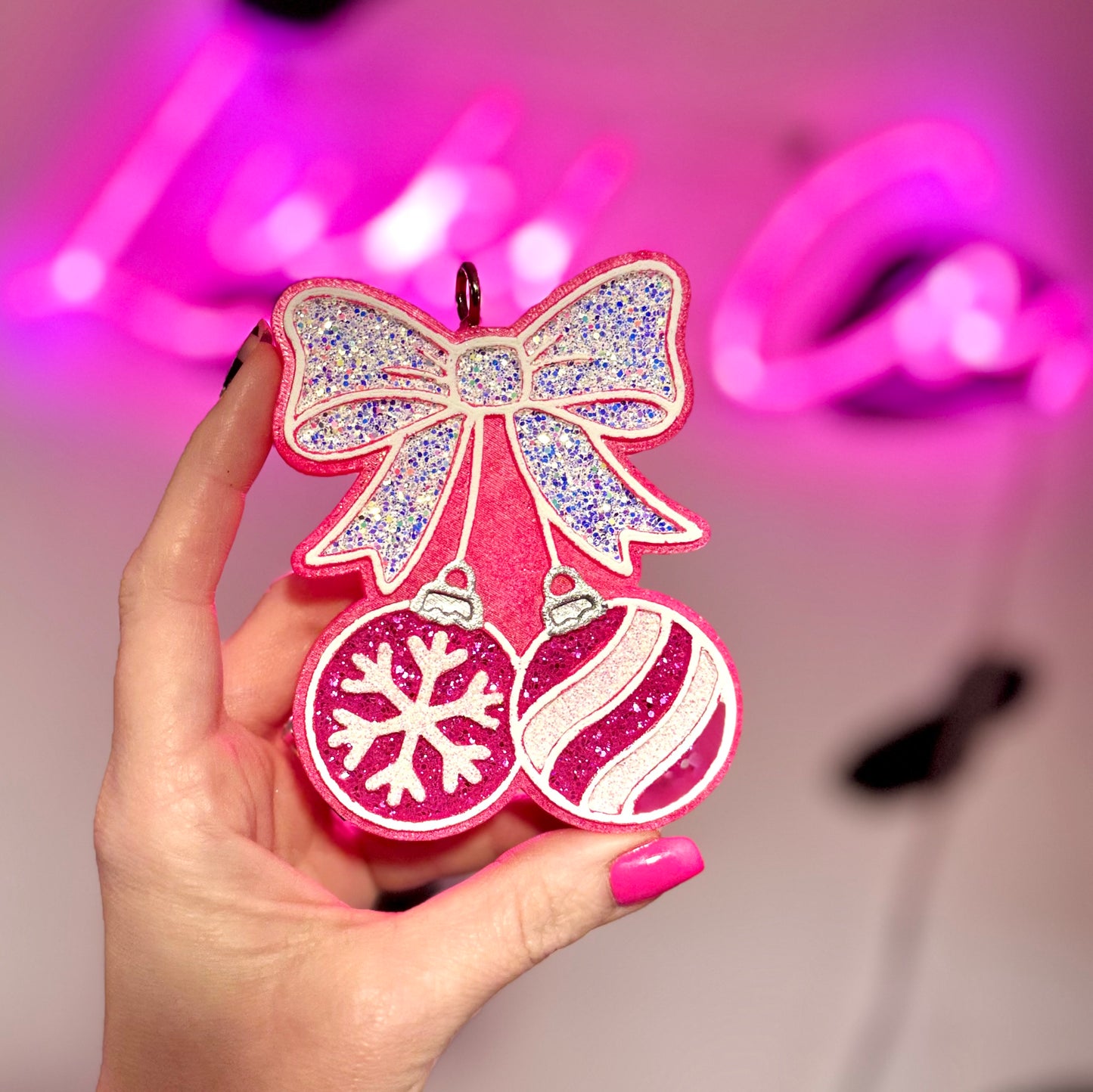 PINKMAS Ornaments Pinks Car Freshie