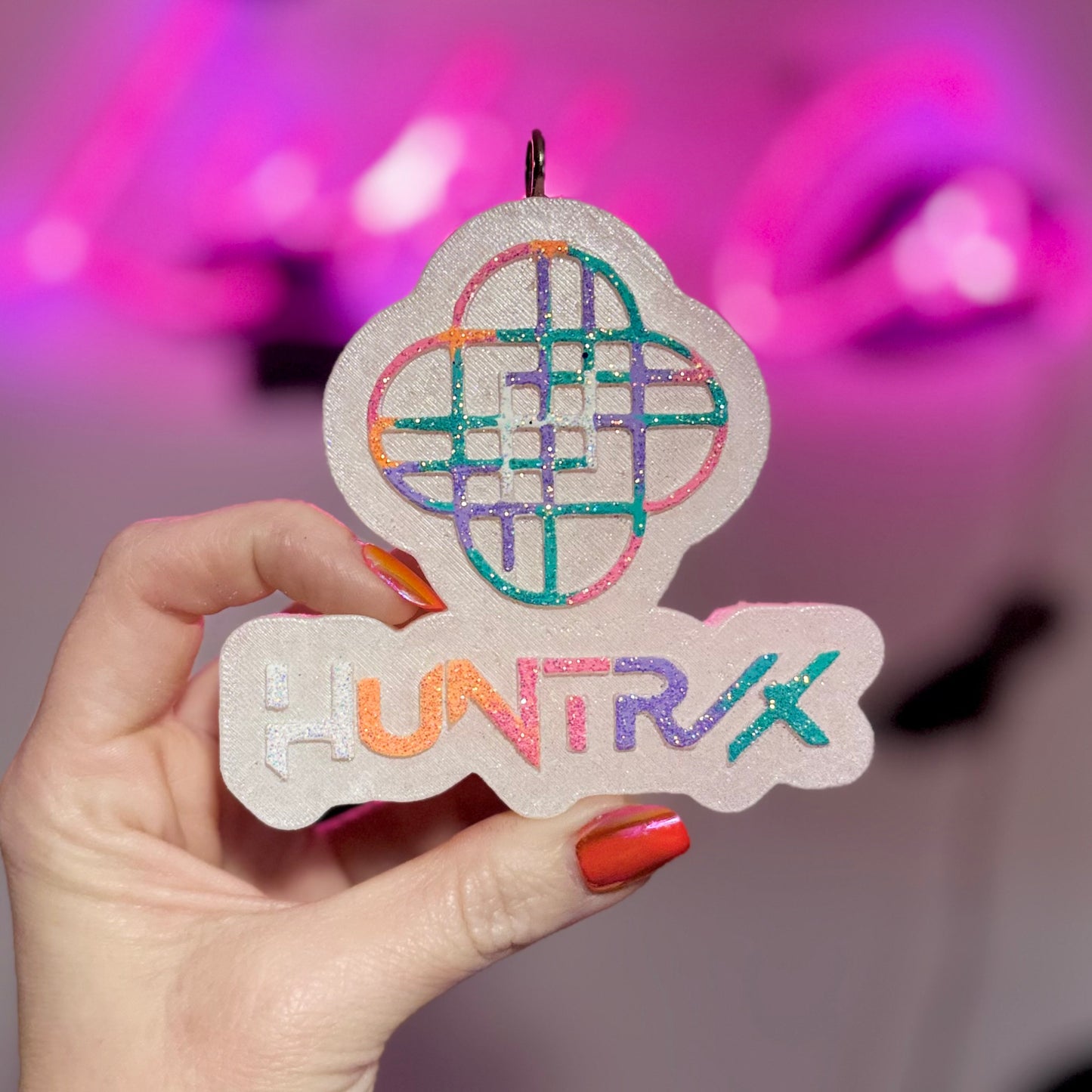 K POP Demon Hunters- Huntrix - White - Car Freshie