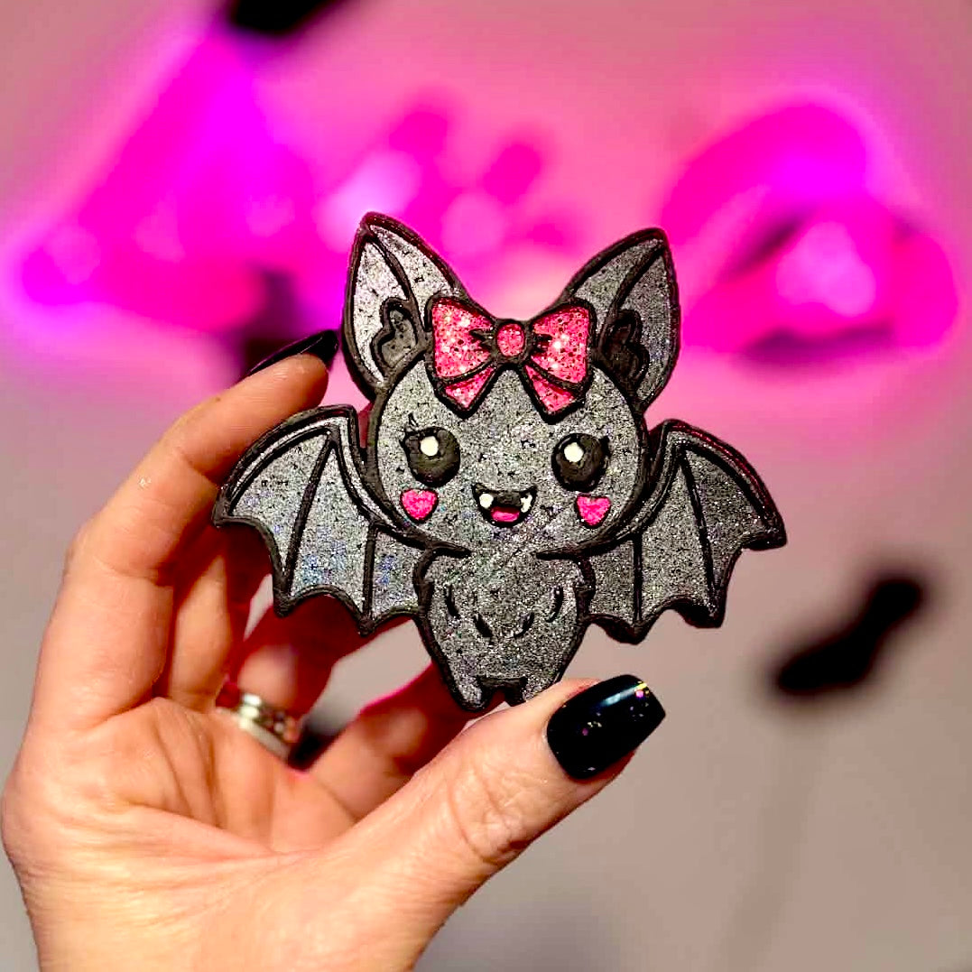 Bat With Bow Car Freshie