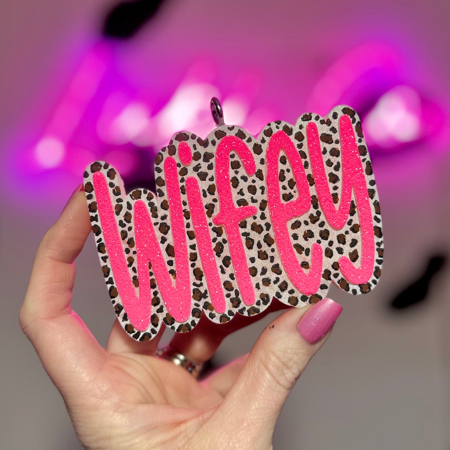 Wifey (Cheetah) - Car Freshie