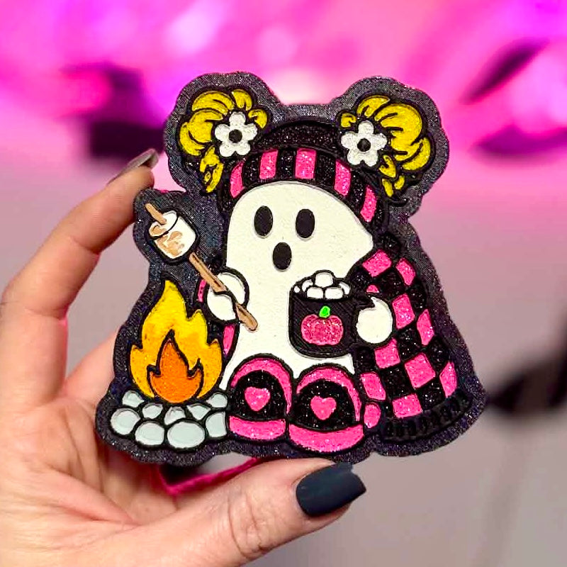 Campfire Ghost Car Freshie