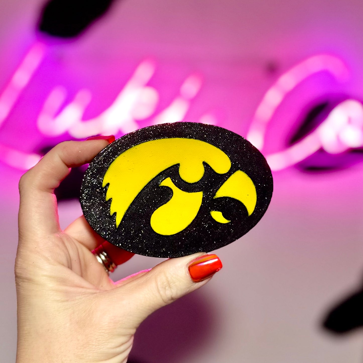 Iowa Hawkeyes Oval Car Freshies