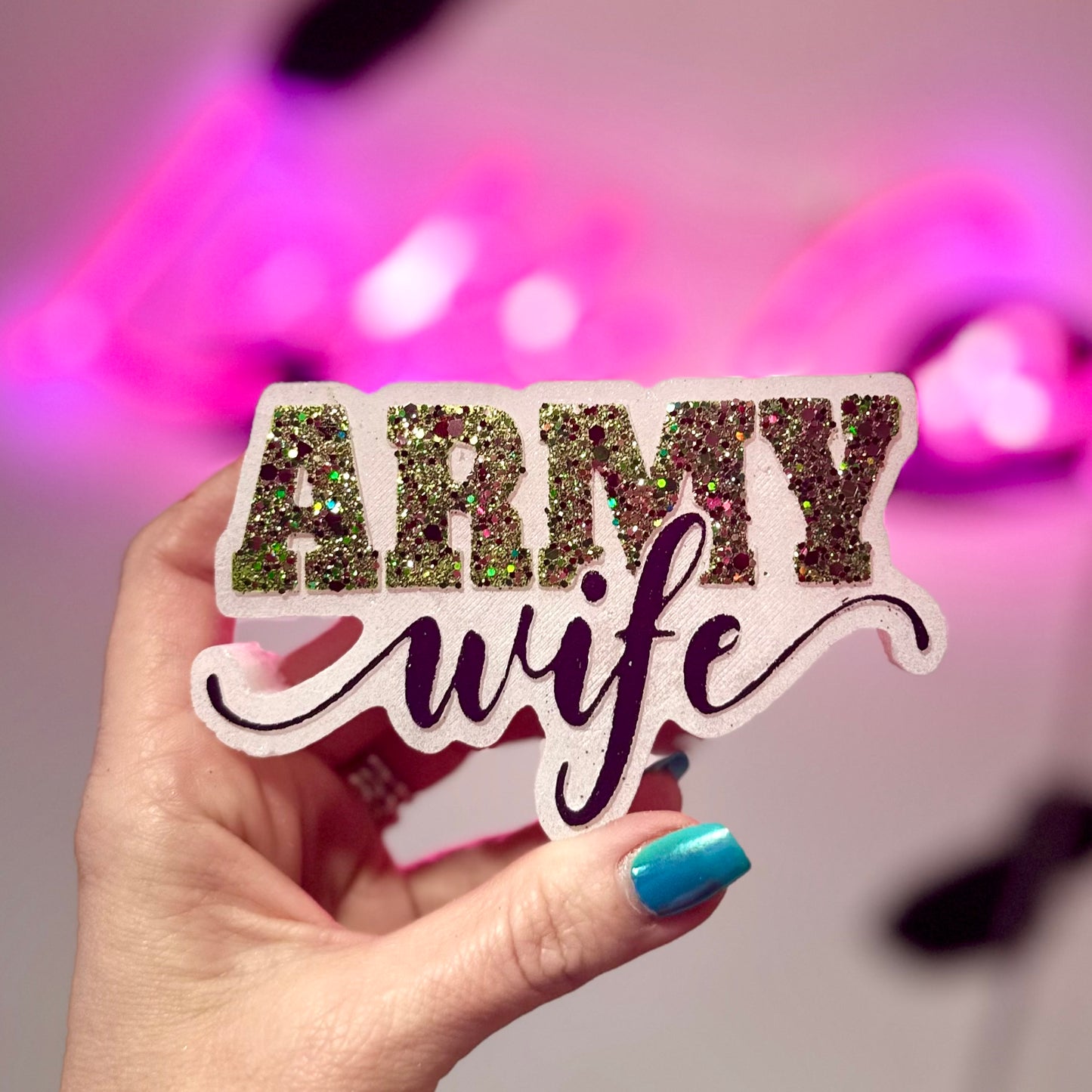 Army Wife Car Freshie