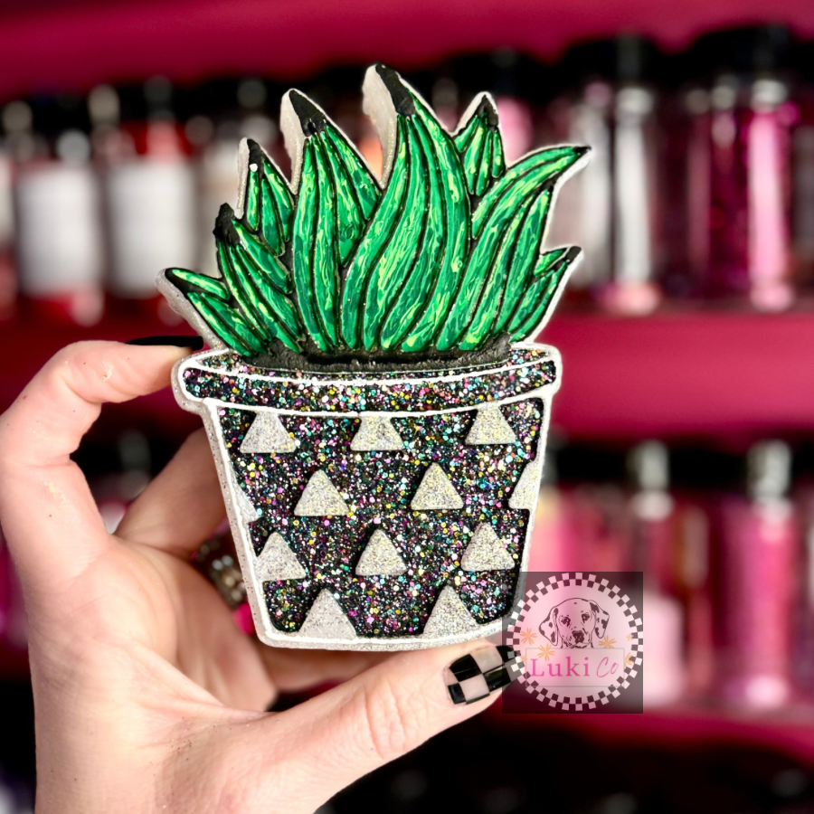 Potted Plant Car Freshie