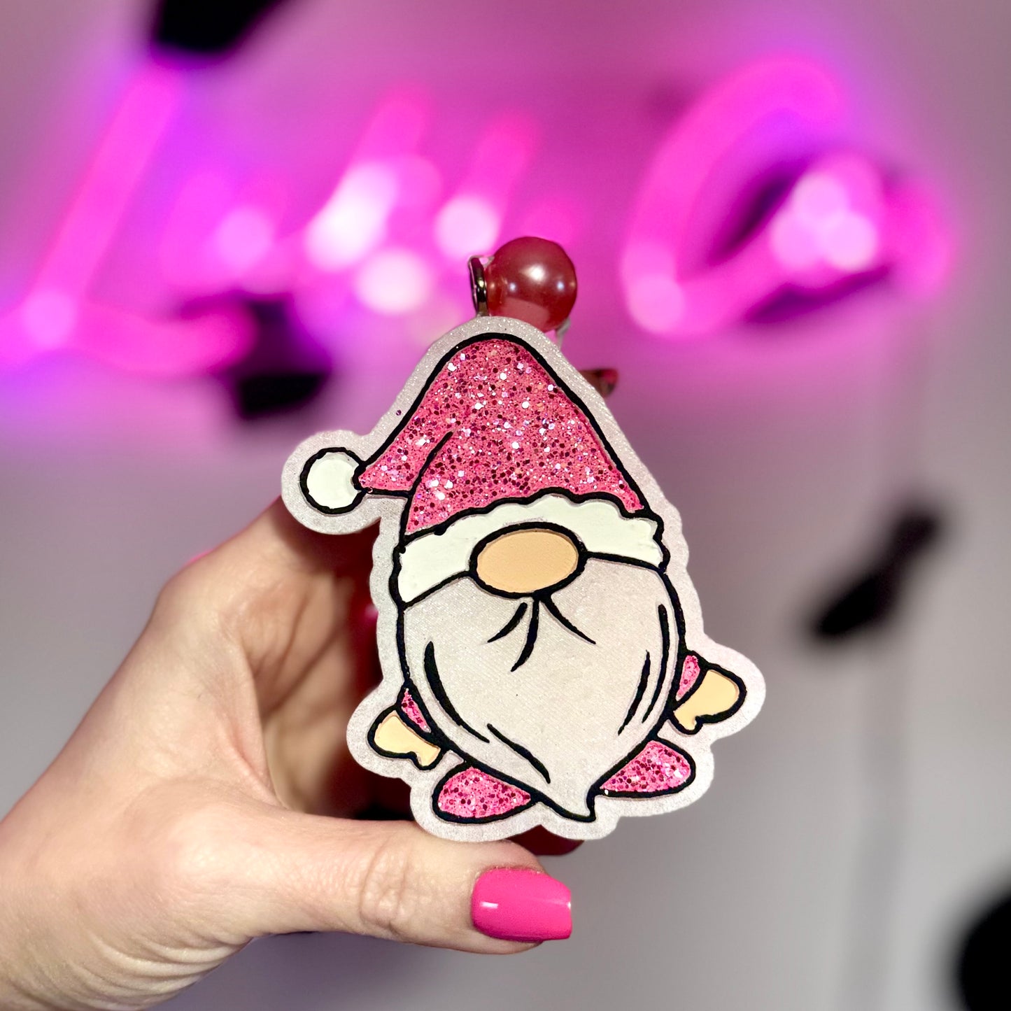 PINKMAS Gnome Car Freshie