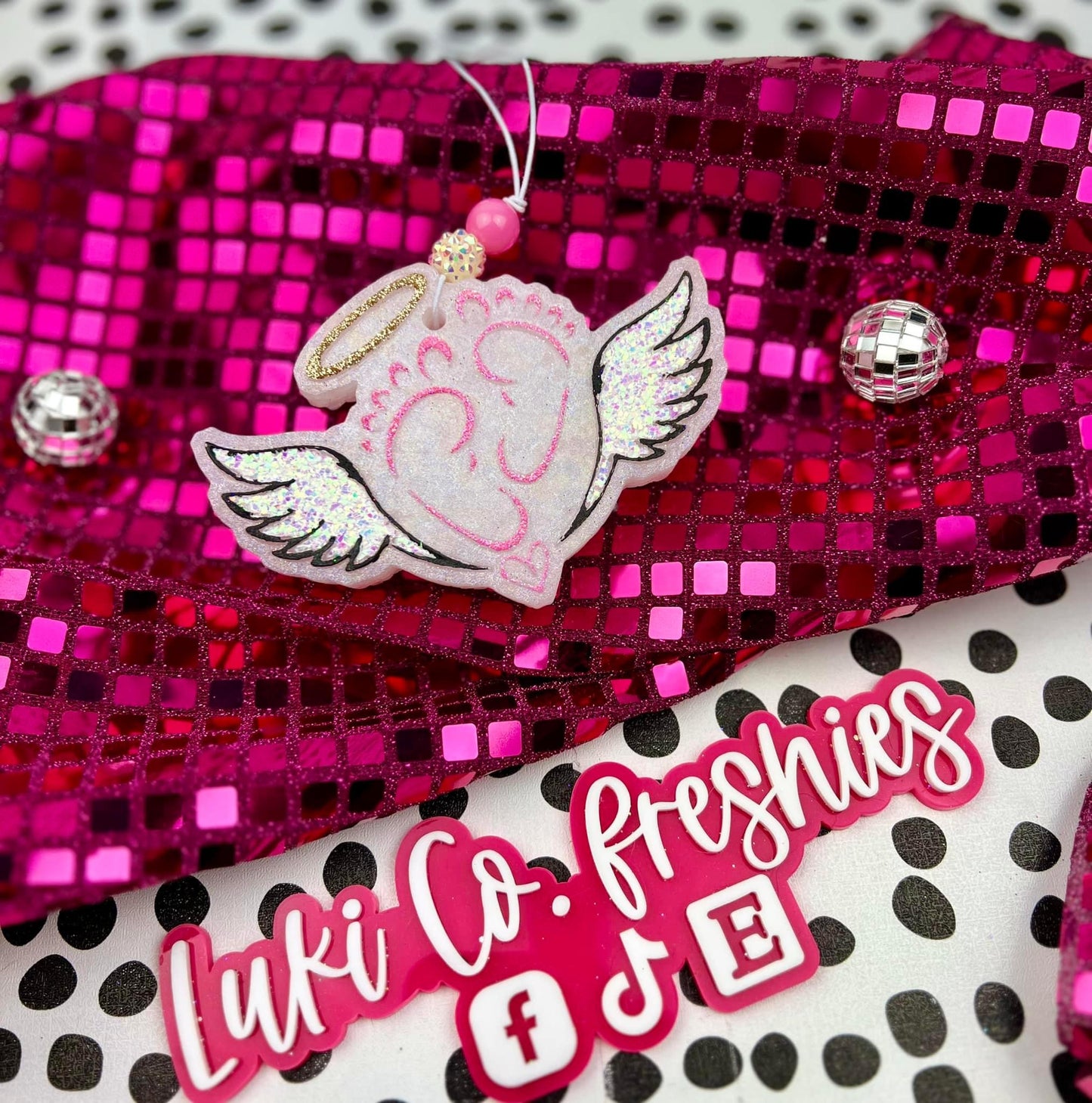 Angel feet Car Freshie