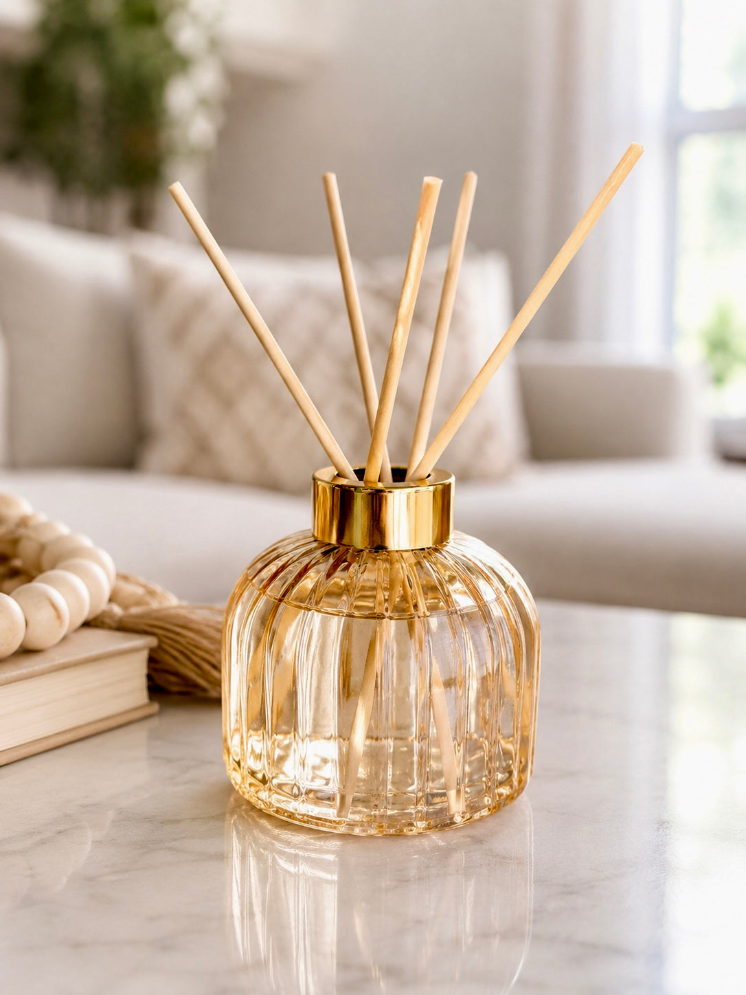 Fine Fragrance Gold Reed Diffuser 8oz.