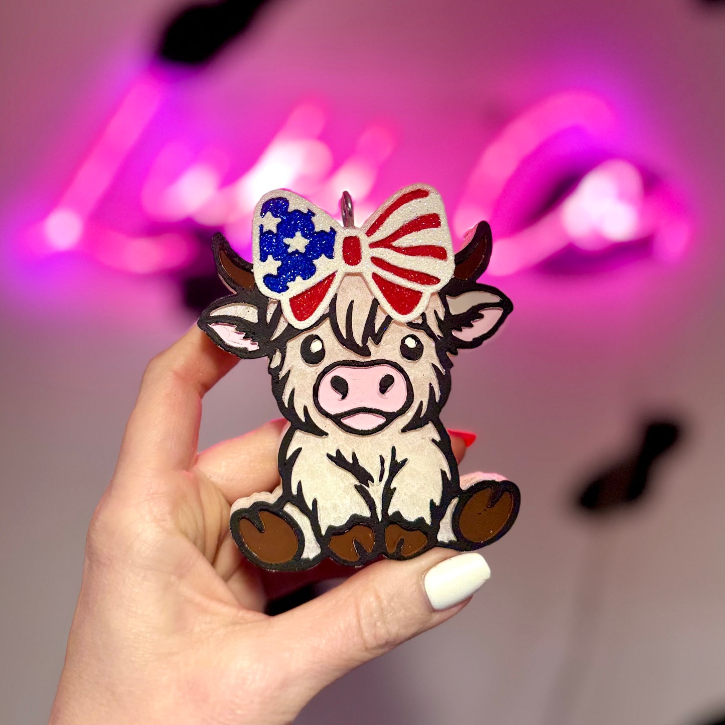 American Highland With Bow Freshie