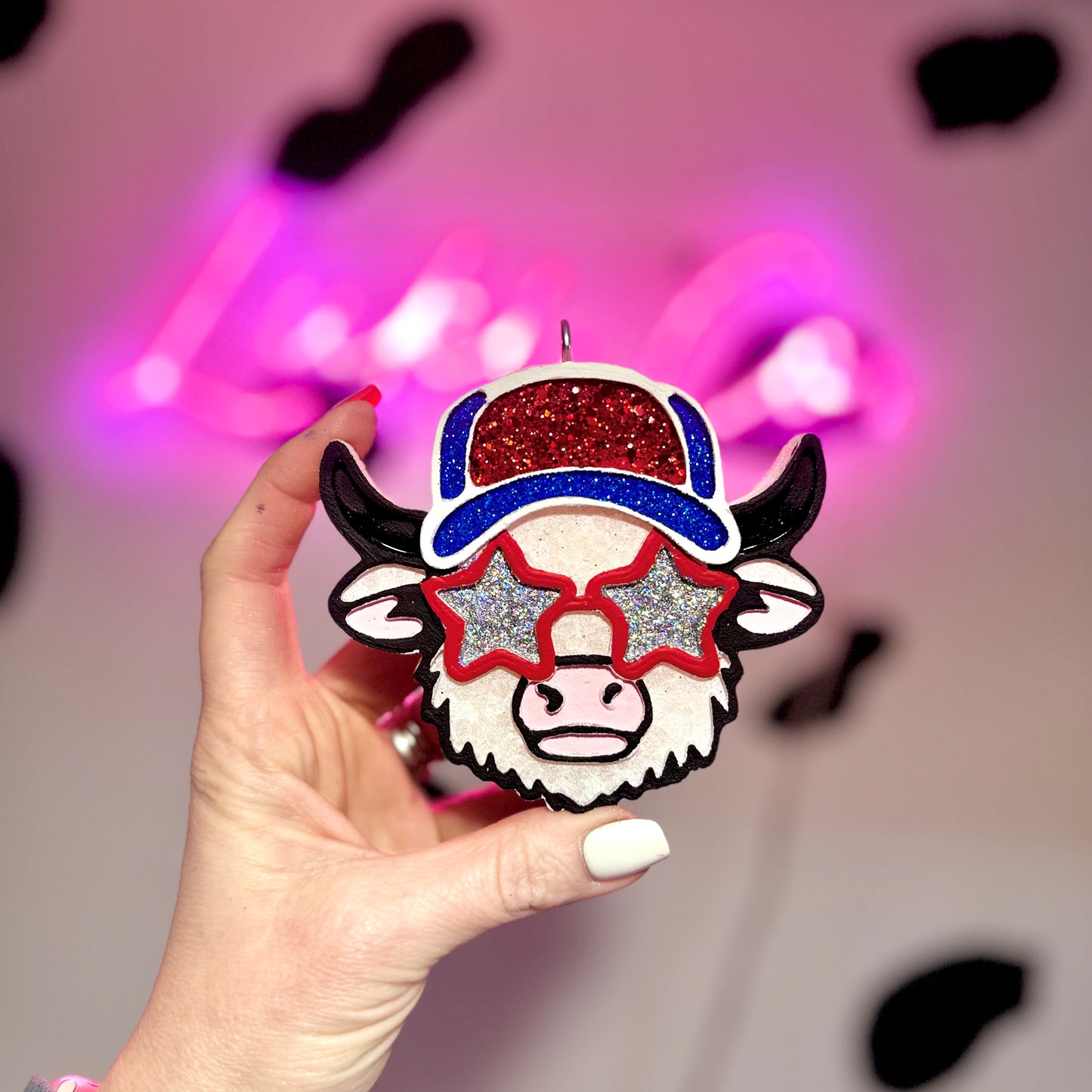 American Highland With Star Glasses Freshie