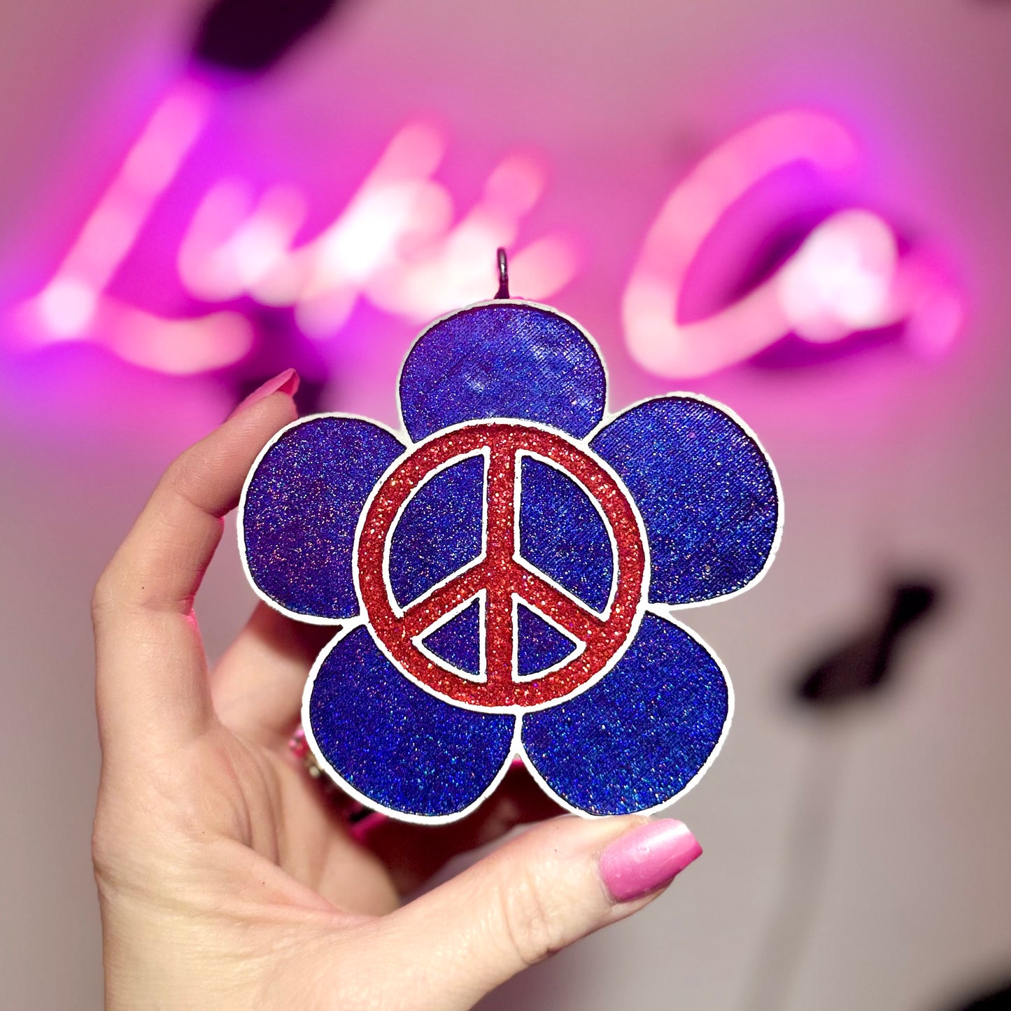 American Peace Flower Car Freshie