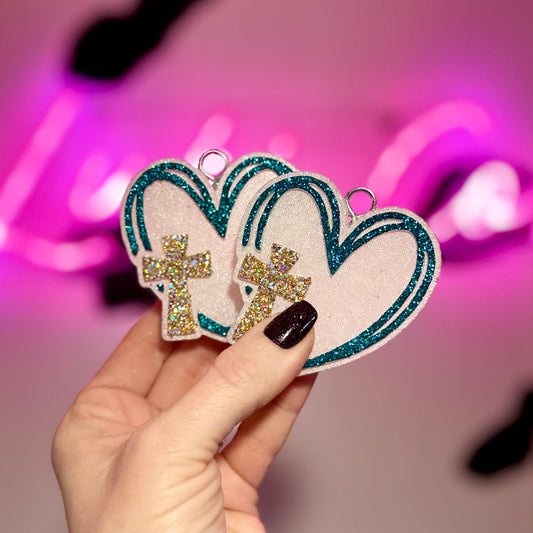 Bloom - Heart Cross Vents Car Freshie