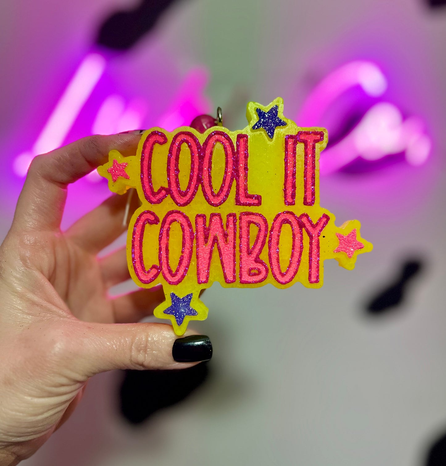 Neon Cool It Cowboy Car Freshies