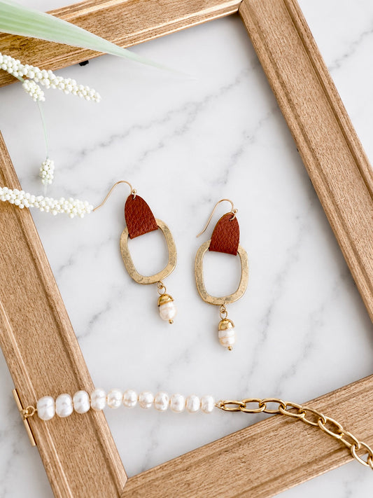 Freshwater Pearl Drop Earrings