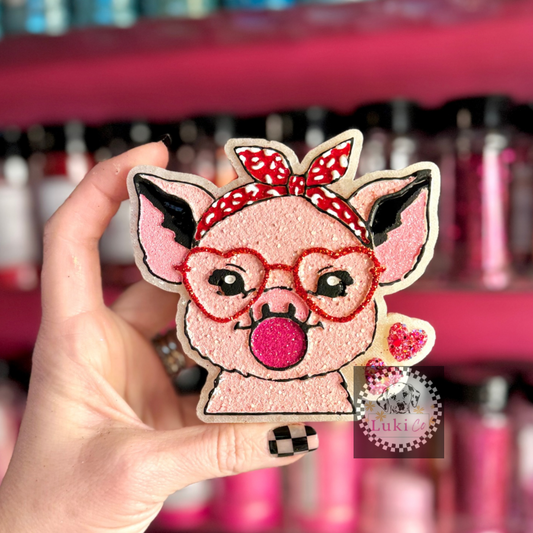 Valentine Piggie  Car Freshie