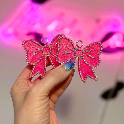 Bows With Stones Vent Clip Car Freshies