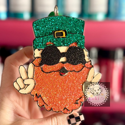 Leprechaun Peace Car Freshie