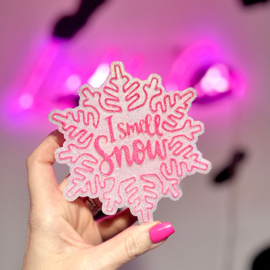 I Smell Snow -Gilmore Girls - Pink- Car Freshie