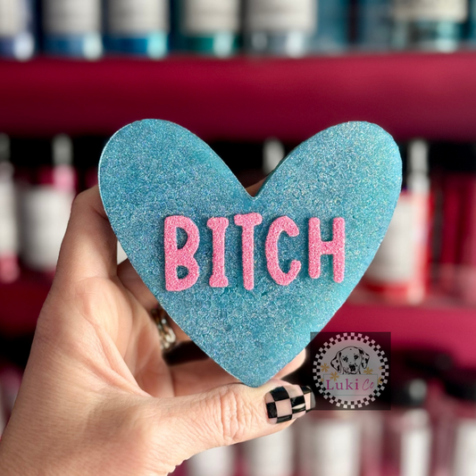 Valentine Heart - B*tch Car Freshie