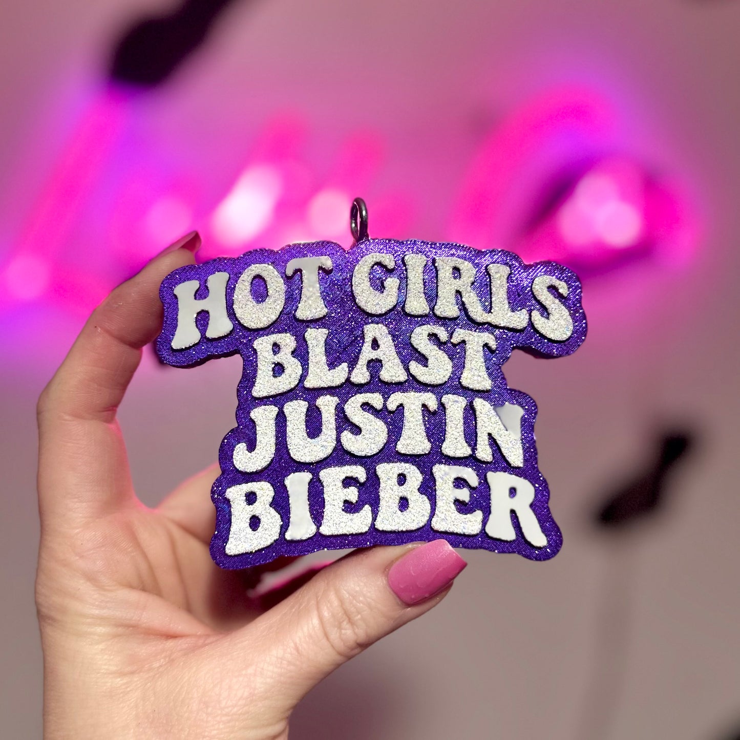 Hot Girls Blast Bieber Car Freshie