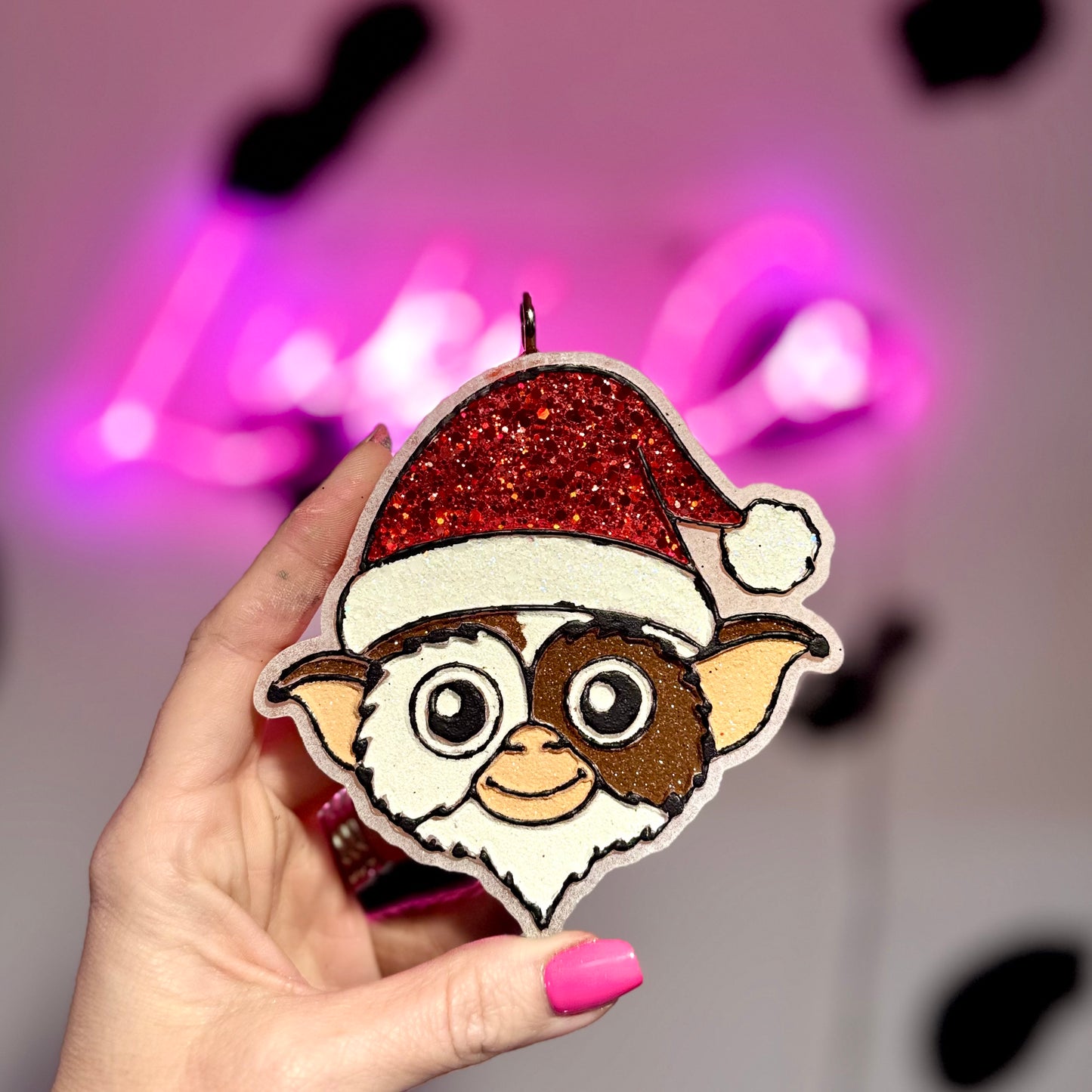 Gizmo Santa Car Freshie