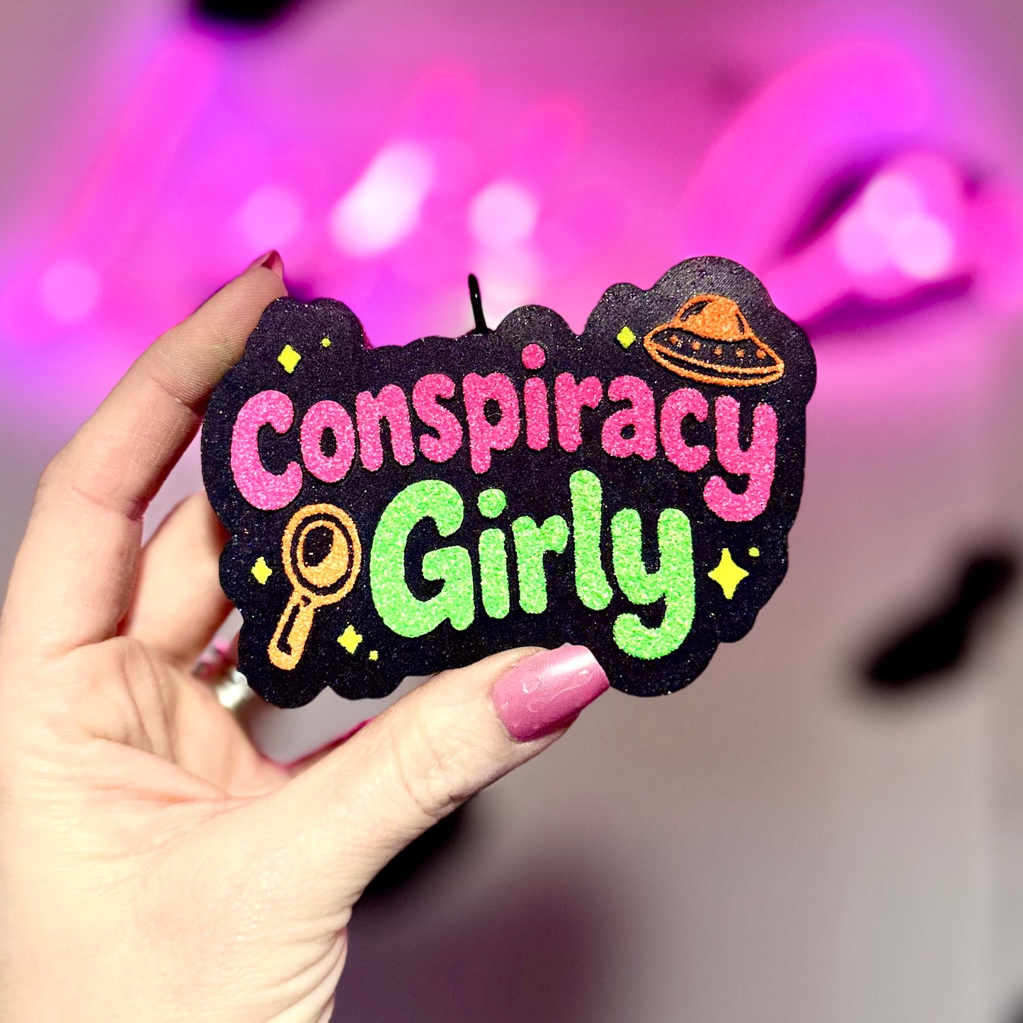 Conspiracy Girly -Neons - Car Freshie
