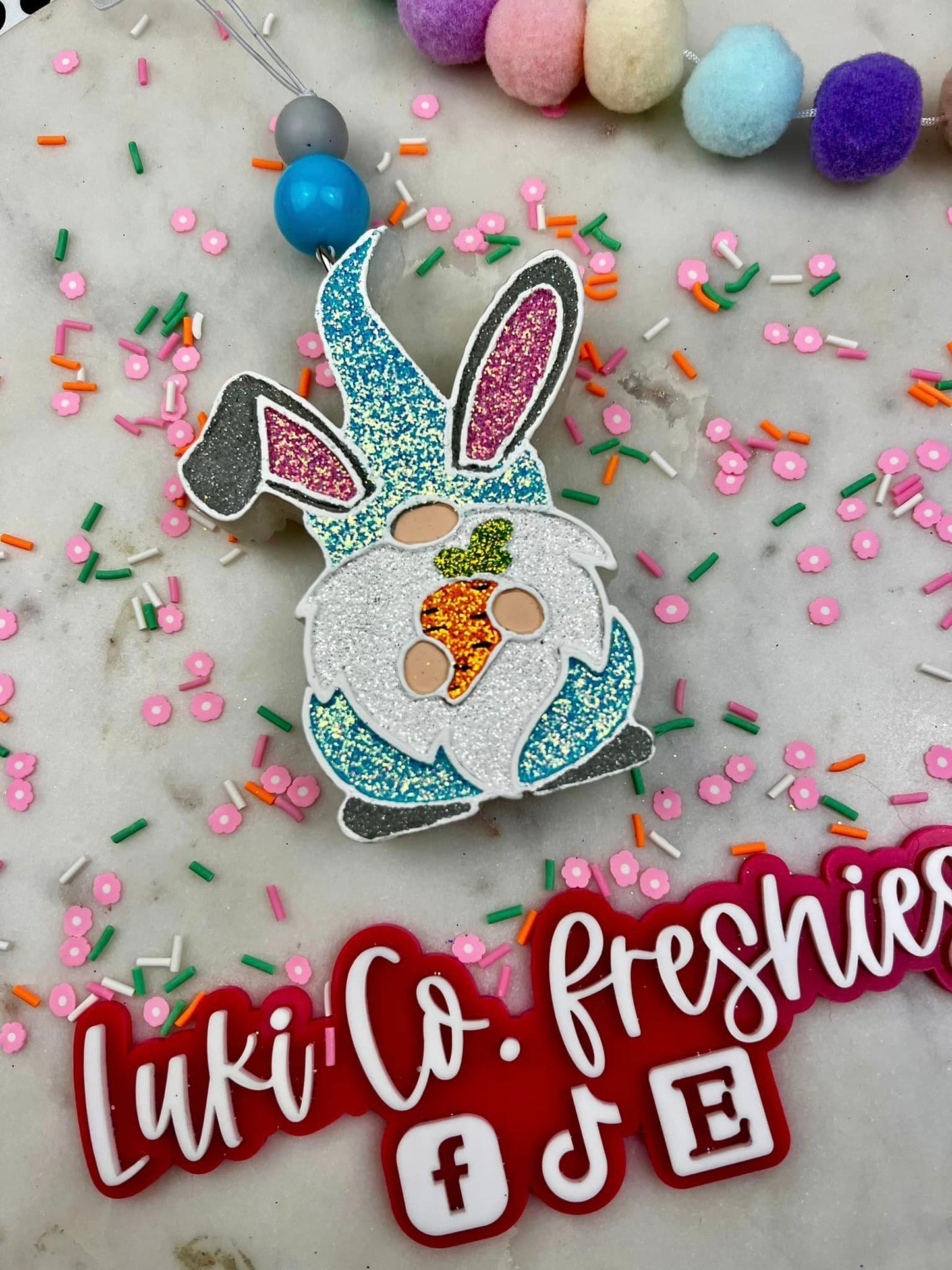 Easter Gnome Car Freshie