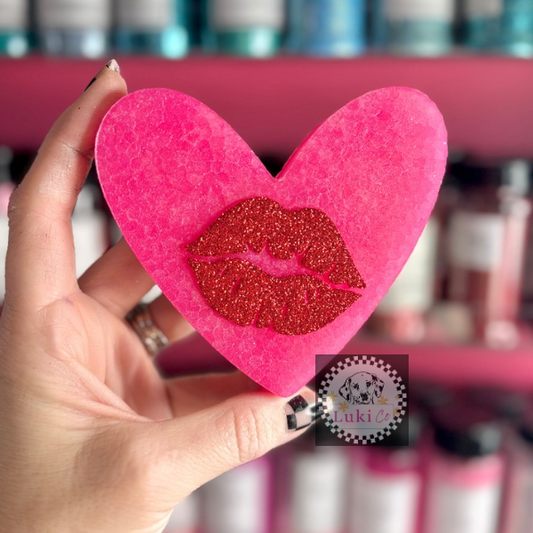 Valentine Heart  - Lips   Car Freshie