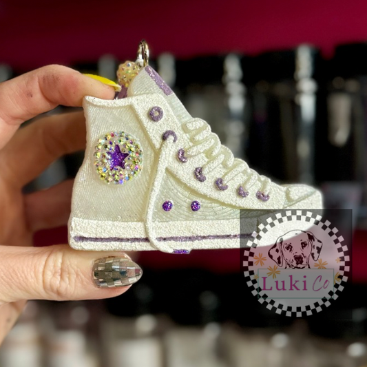 Blinged High Top Shoe Car Freshie