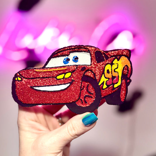 Lightning McQueen -Glittered - Car Freshie