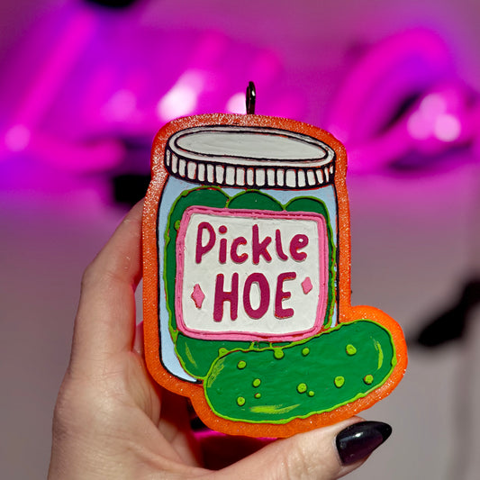 Pickle Hoe Car Freshie