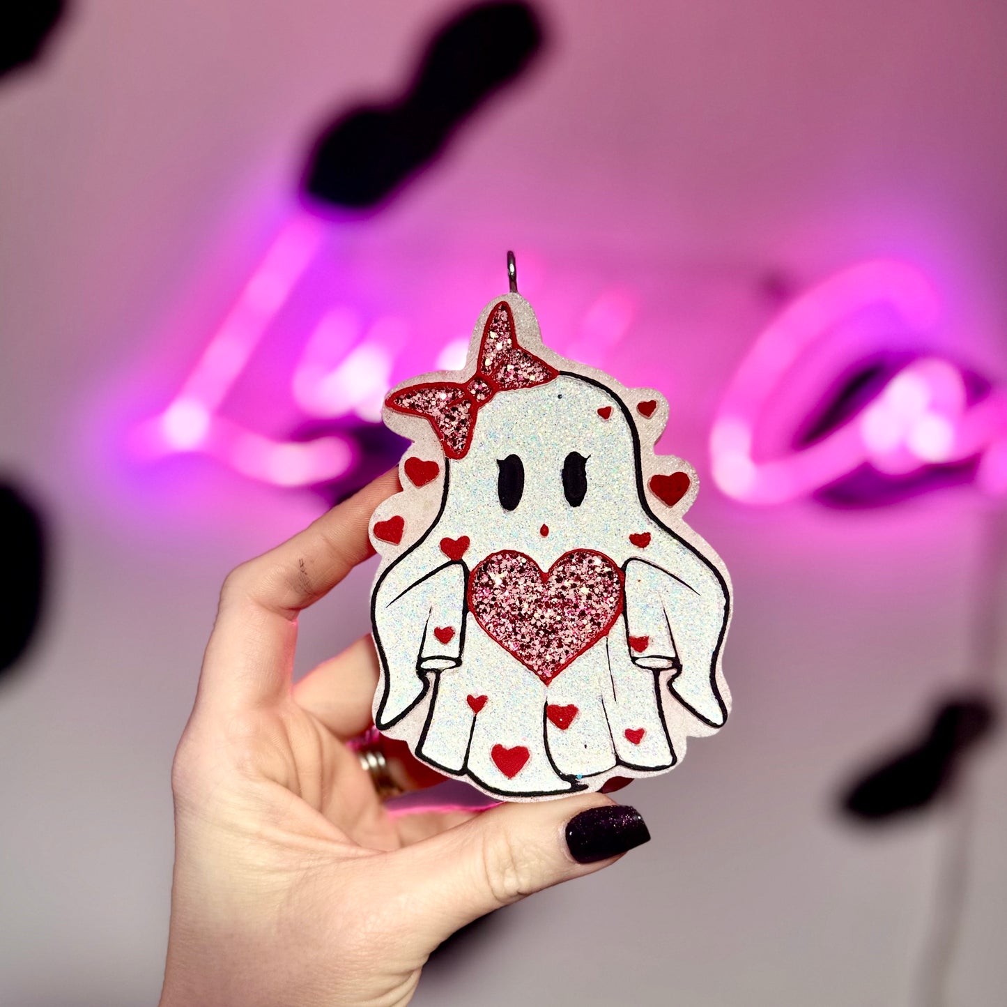 Valentine Ghost Car Freshie