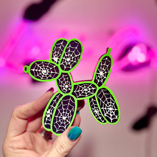 Spooky Balloon Dog  Car Freshie