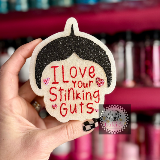 Valentine I Love Your Stinkin Guts Car Freshie