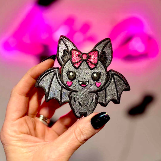 Bat With Bow Car Freshie