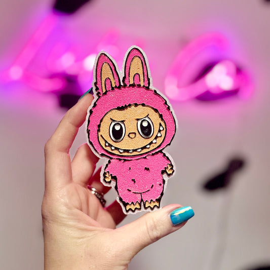 Labubu Monster Light  Pink - Car Freshie