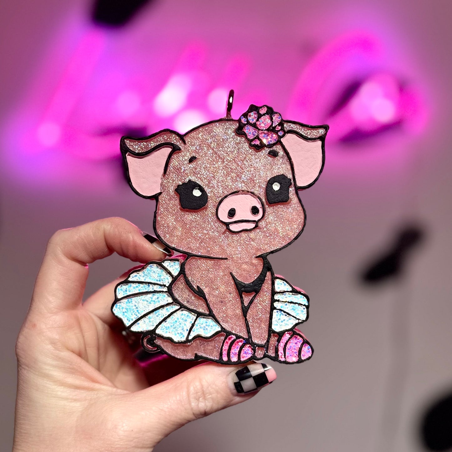 Ballerina Piggie — Car Freshie