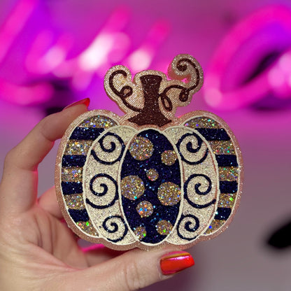 Midnight Mood Pattern Pumpkin  -   Car Freshie