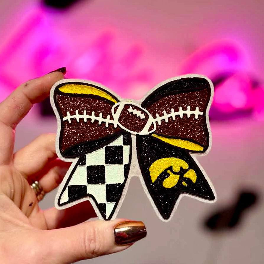 Hawk Football Bow Freshie