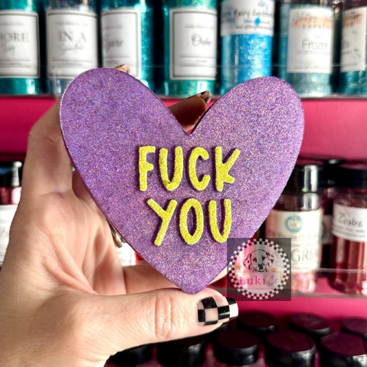 Valentine Heart - F*ck You  Car Freshie