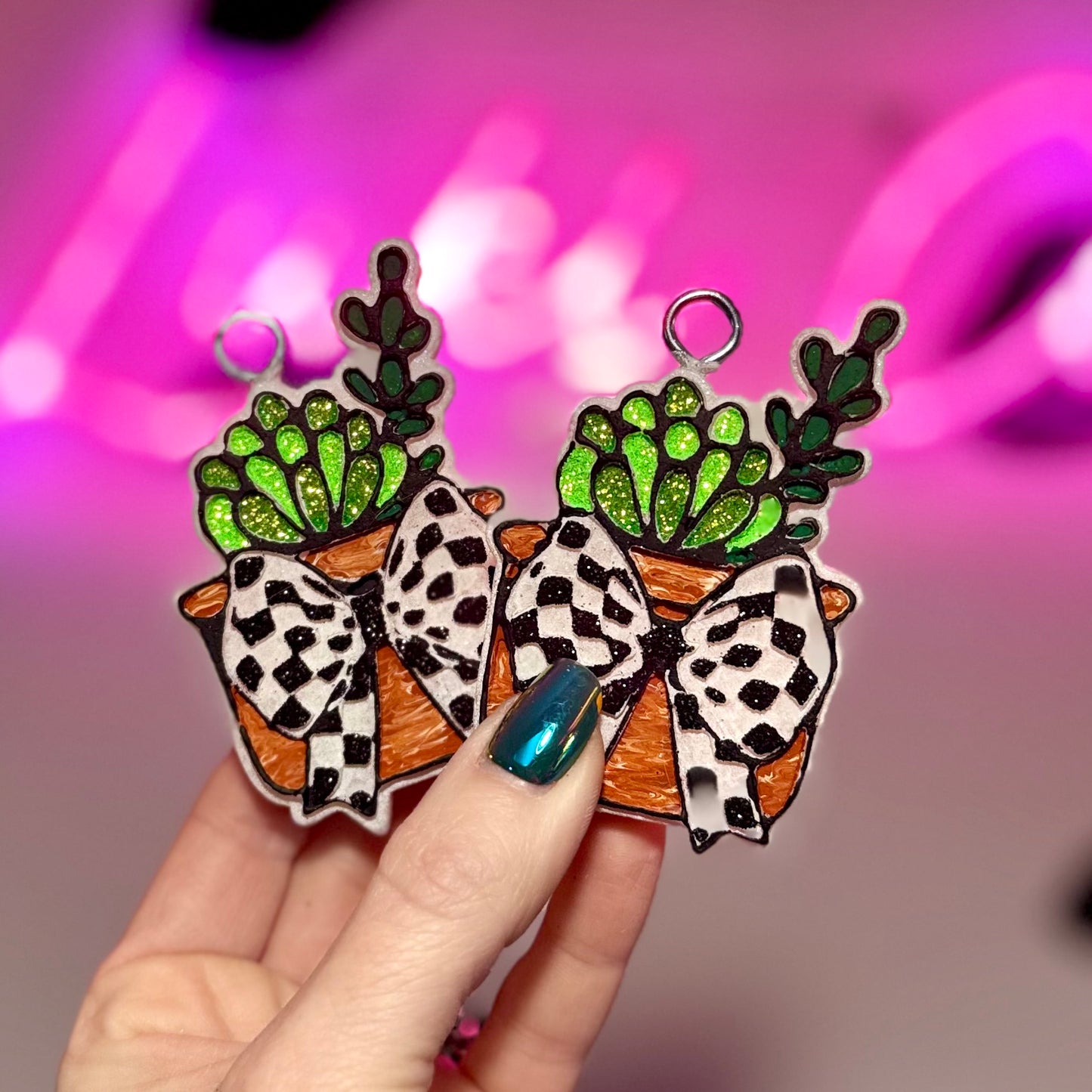 Potted Plant VENT Clips Car Freshie
