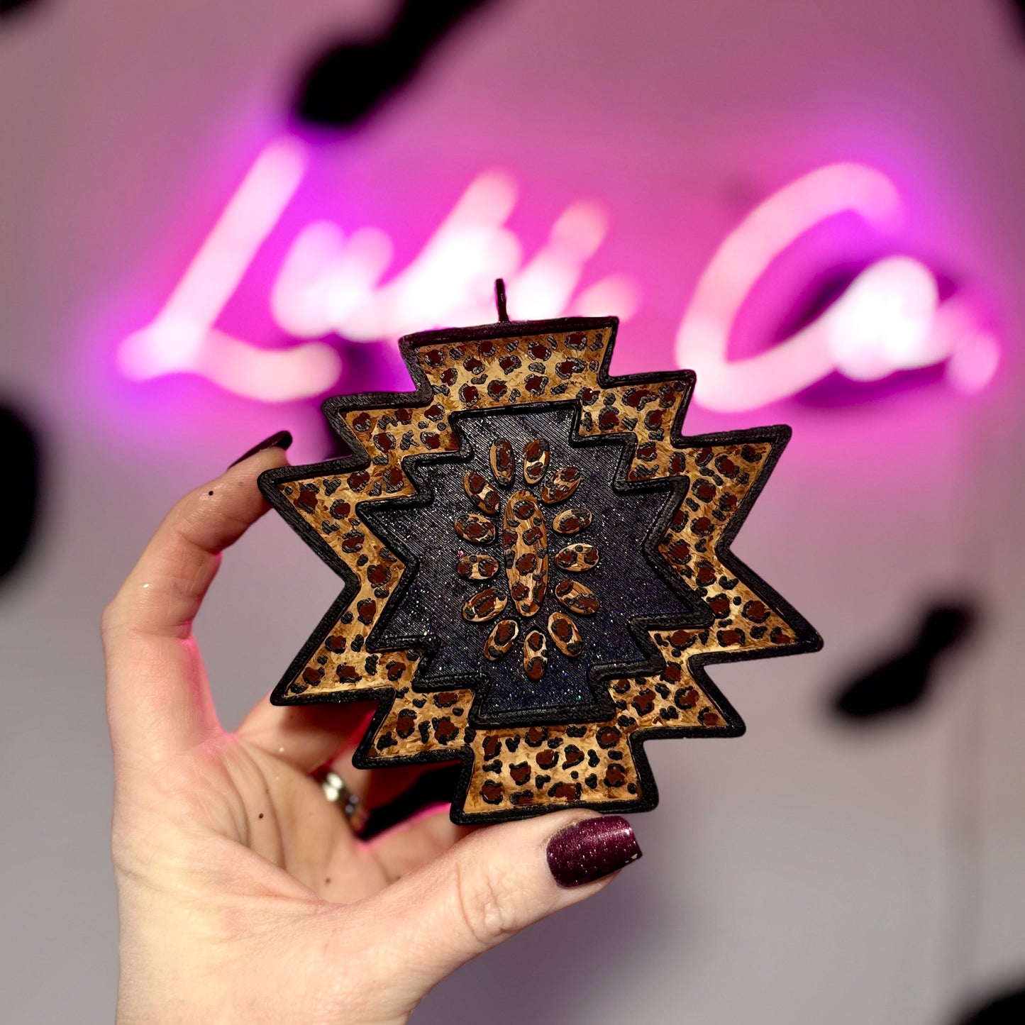 Wild Side Aztec Plaque - Car Freshie