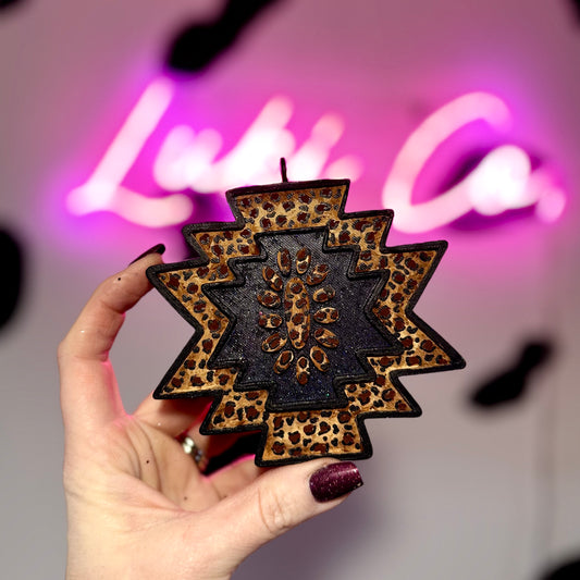 Wild Side Aztec Plaque - Car Freshie