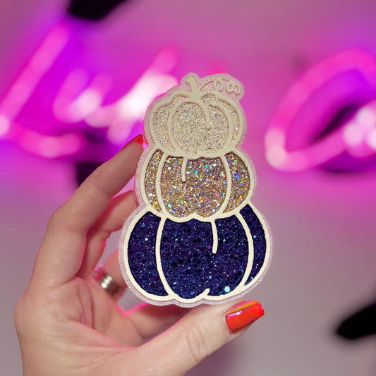 Midnight Mood Stacked Pumpkin  -   Car Freshie