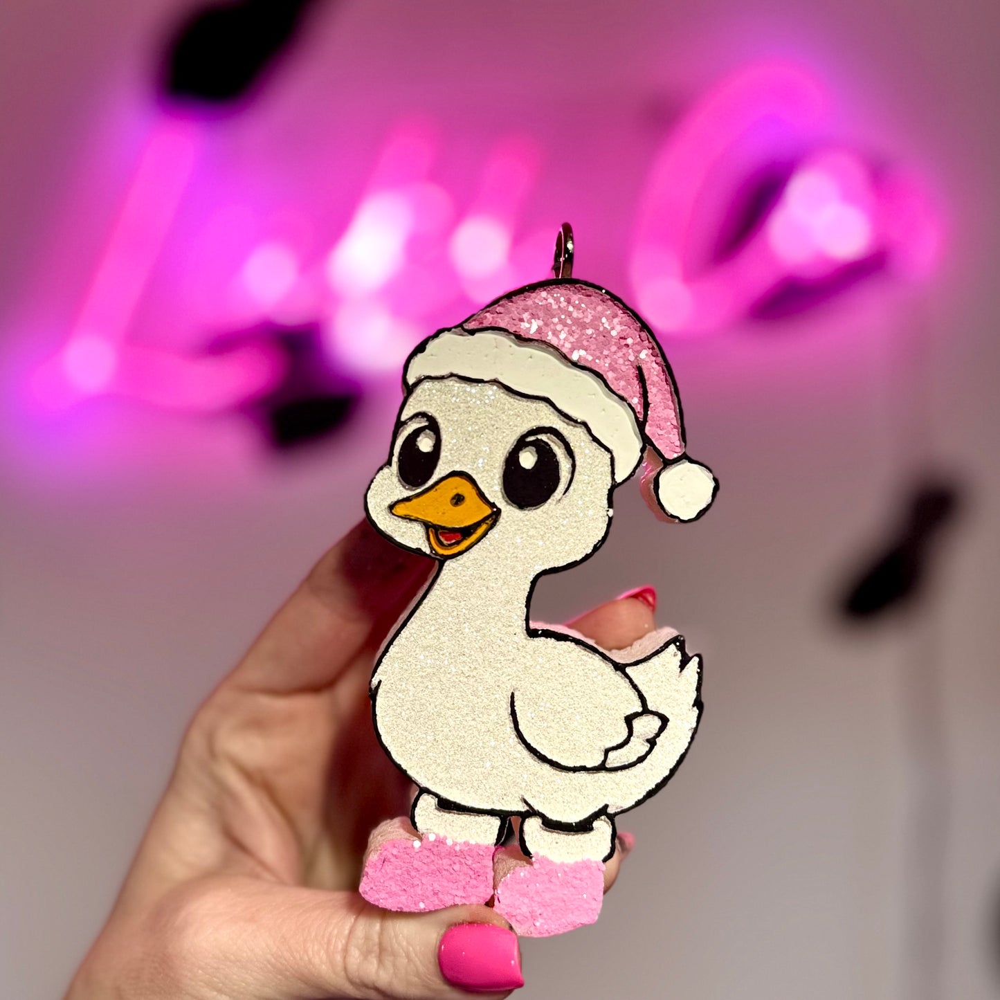 PINKMAS Goose  Car Freshie