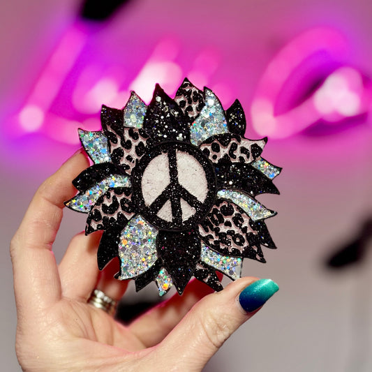 Flower Peace Car Freshie