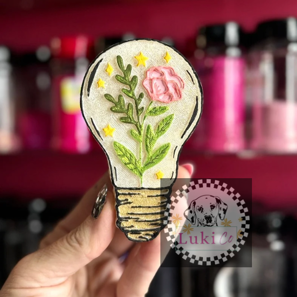 Floral Lightbulb Car Freshie