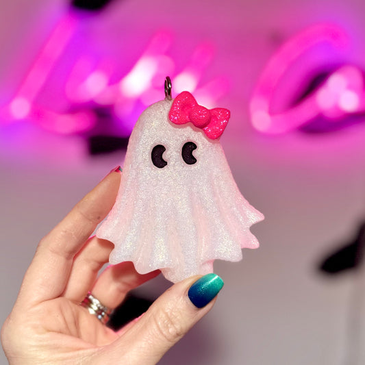 3dGhost -  Pink Bow Car Freshie