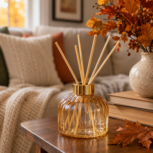 Fall Gold Reed Diffuser 8oz.